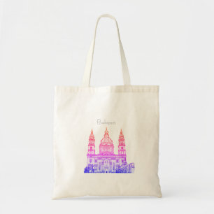 Bolso De Tela Budapest Hungría: Esbozo de arquitectura Tote Bag