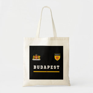 Bolso De Tela Budapest SportSoccer Jersey Bandera Fútbol Hungría
