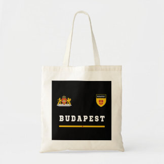 Bolso De Tela Budapest SportSoccer Jersey Bandera Fútbol Hungría