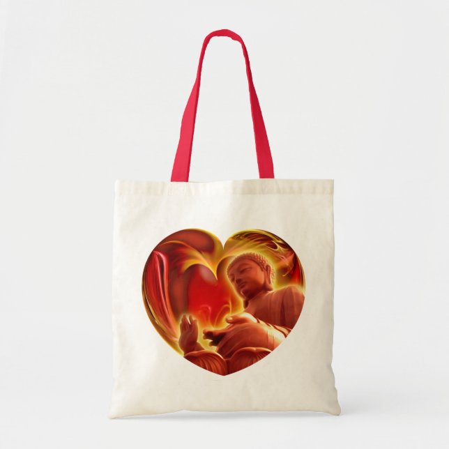 Bolso De Tela BUDDHA Heart (Frente)