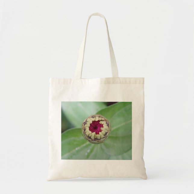 Bolso De Tela Budding Zinnia (Frente)