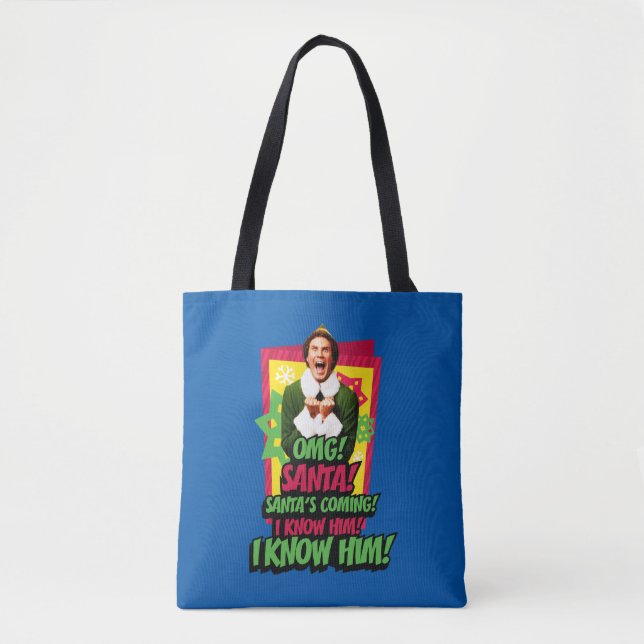 Bolso De Tela Buddy the Elf | ¡Dios mío! ¡Santa! (Anverso)