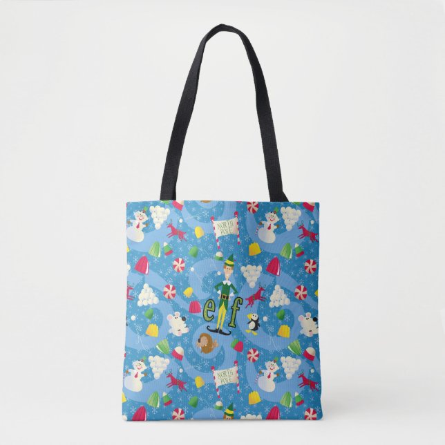 Bolso De Tela Buddy the Elf Personalizado Pattern (Anverso)