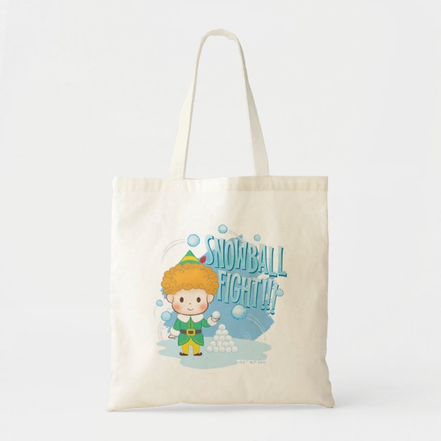 Bolso De Tela ¡Buddy the Elf Snowball Fight! (Frente)