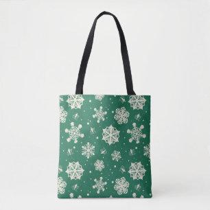 Bolso De Tela Buddy the Elf Snowflake Pattern