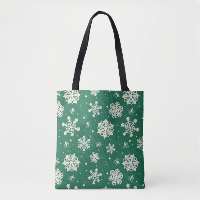 Bolso De Tela Buddy the Elf Snowflake Pattern (Anverso)