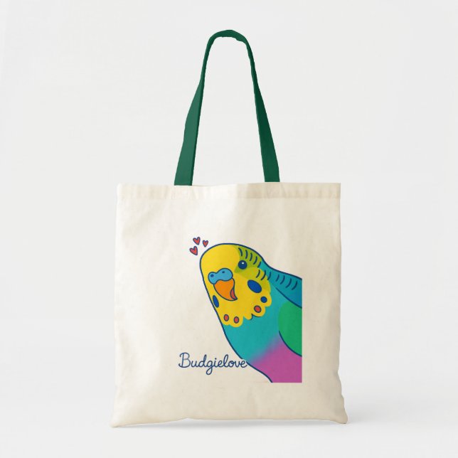 Bolso De Tela Budgielove Tote Bag (Frente)