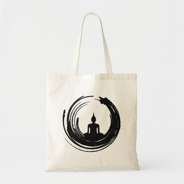 Bolso De Tela Budismo Ensō Budismo Espiritualidad Zen (Frente)