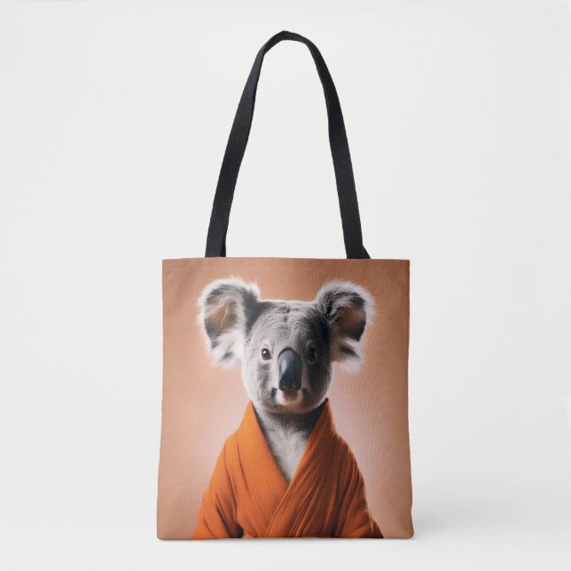 Bolso De Tela Budista Koala (Anverso)