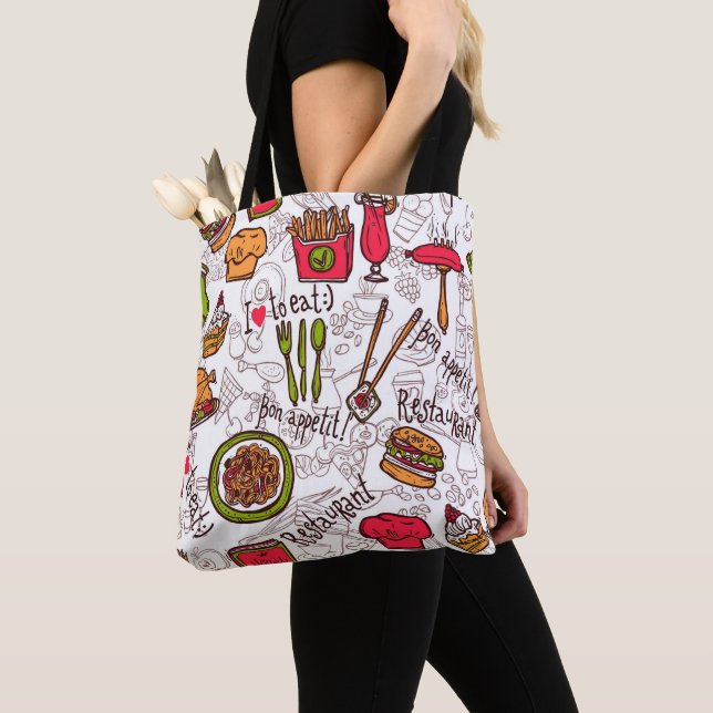 Bolso De Tela Buen Provecho    (Detalle)