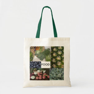 Bolso De Tela Buena comida sana