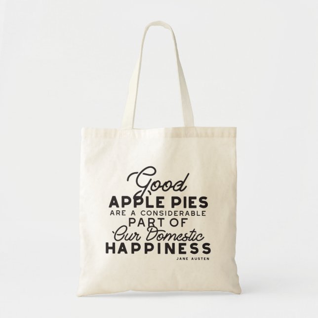 Bolso De Tela Buena cotización de Apple Pies (Frente)