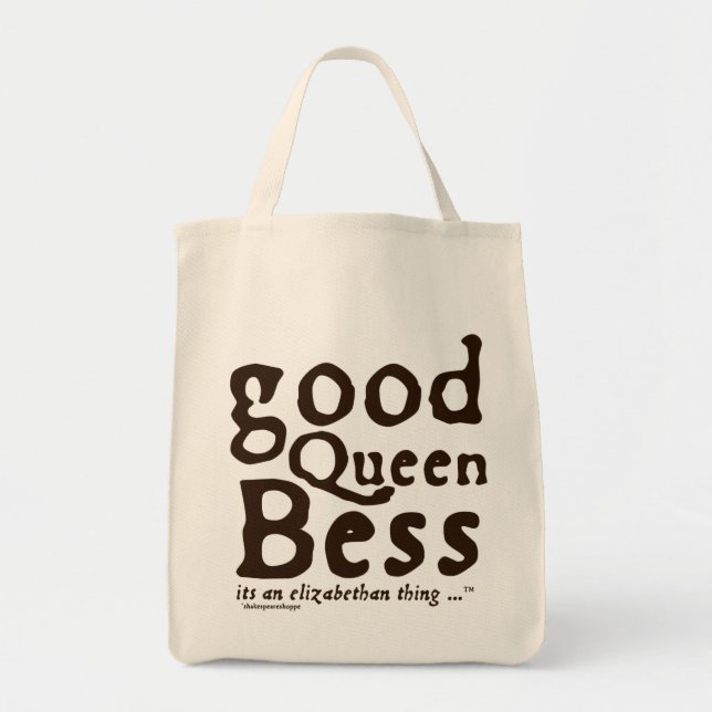Bolso De Tela Buena reina Bess (Frente)