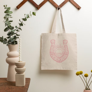 Bolso De Tela Buena suerte Horseshoe Tote Bag