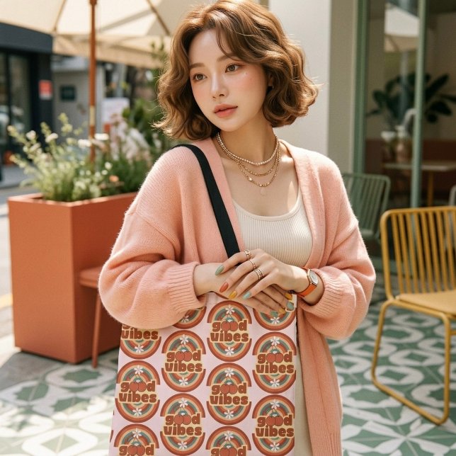 Bolso De Tela Buenas Vibraciones (Subido por el creador)