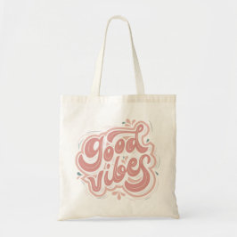 Bolso De Tela Buenas Vibraciones