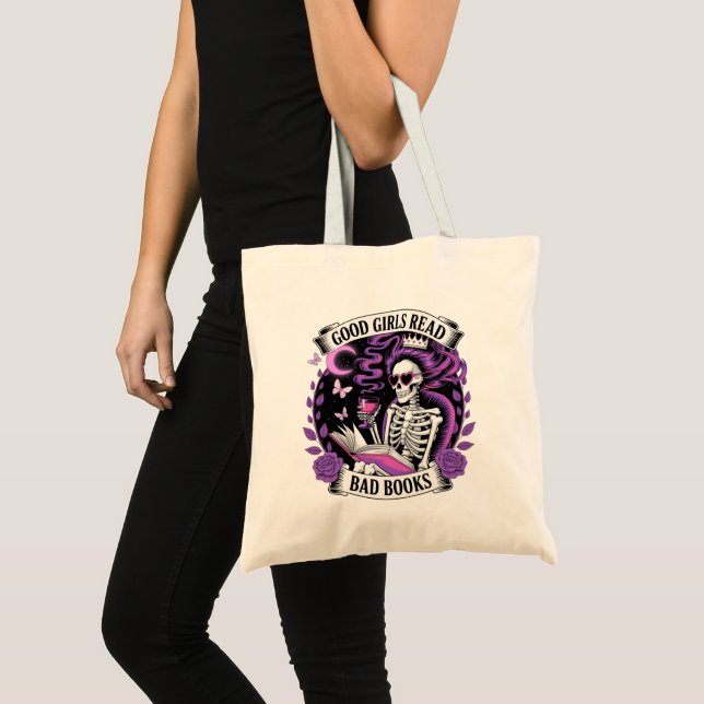 Bolso De Tela Buenos Chicas leen libros malos (Anverso (producto))