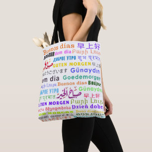 Bolso De Tela Buenos días