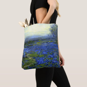 Bolso De Tela Buenos días en Bluebonnets