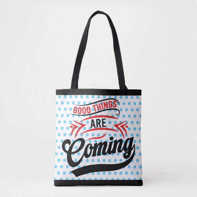 Bolso De Tela Buenos tiempos inspiradores (Anverso)