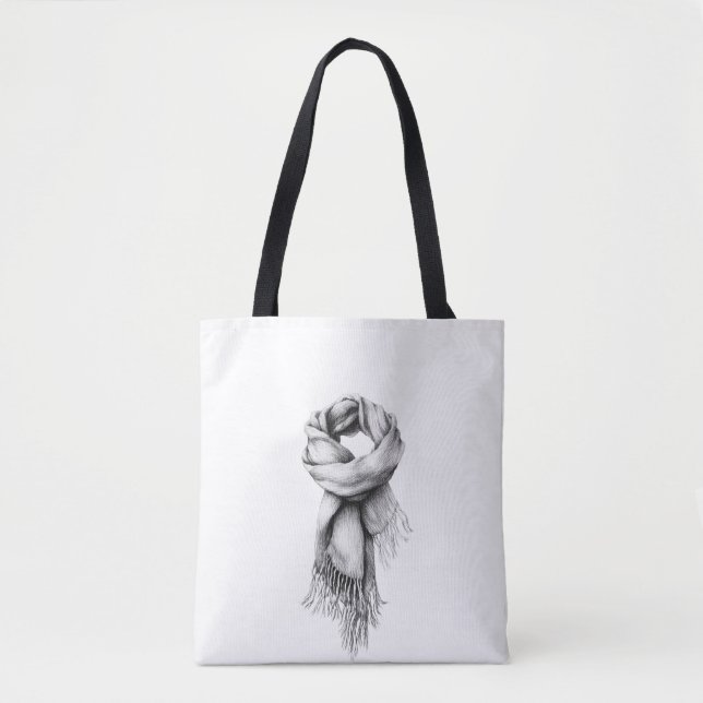 Bolso De Tela Bufanda (Anverso)