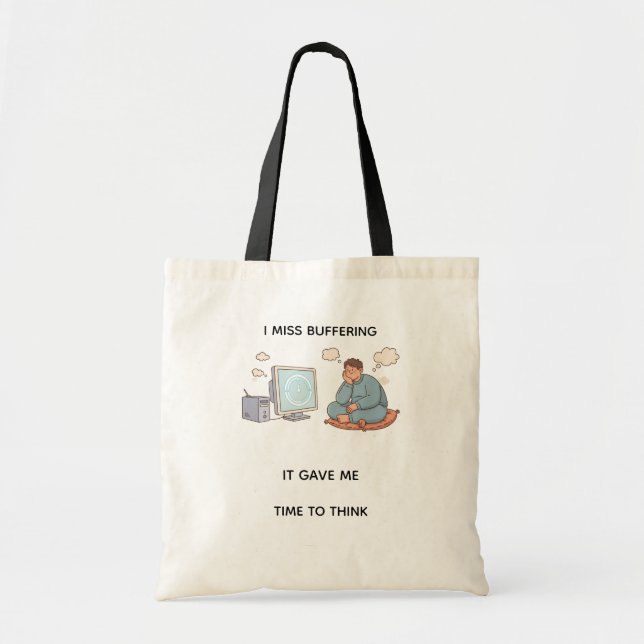 Bolso De Tela Buffering TOTE (Frente)