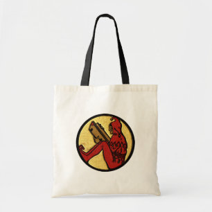 Bolso De Tela Bufón de la lectura