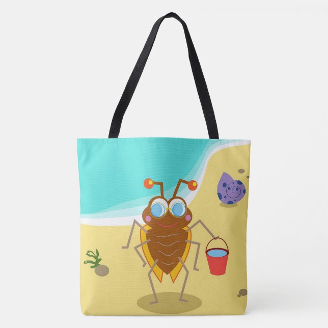Bolso De Tela Bug Cute (Anverso)
