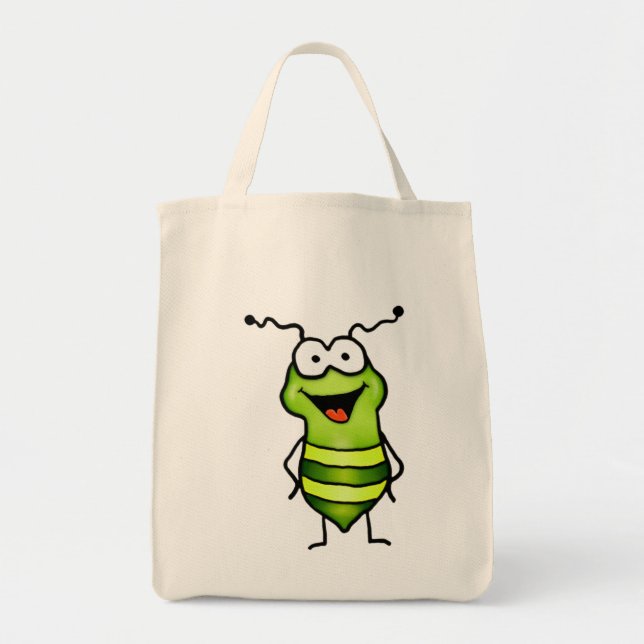 Bolso De Tela Bug feliz (Frente)