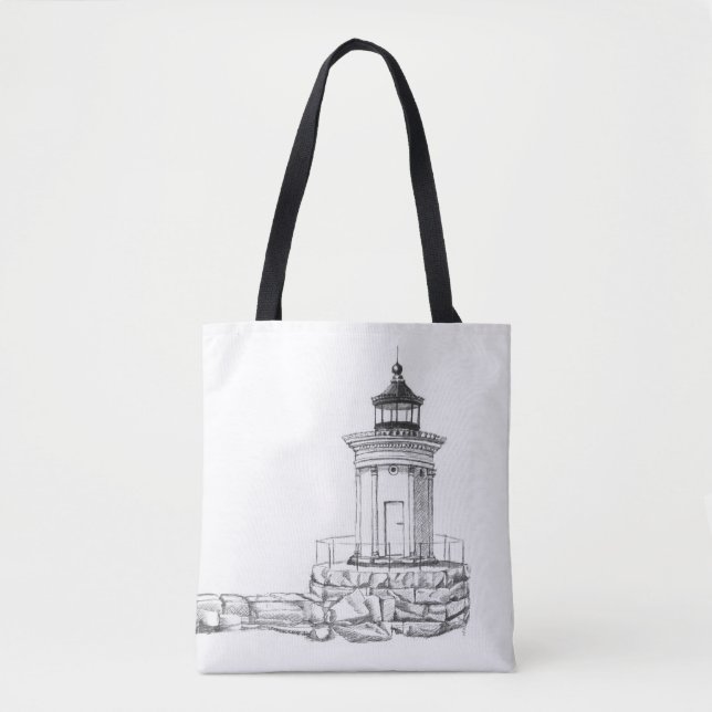 Bolso De Tela Bug Light Sketch (Anverso)