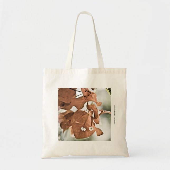 Bolso De Tela Buganvilla roja (Frente)