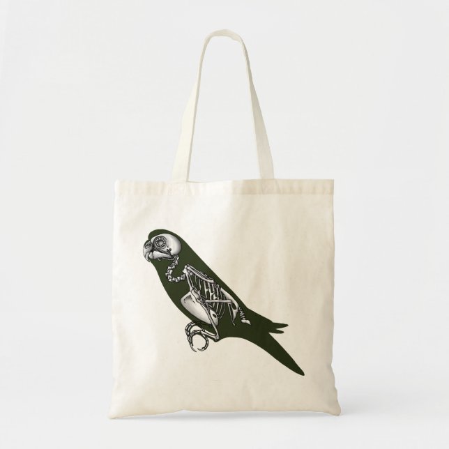 Bolso De Tela Bugie skeleton (Frente)