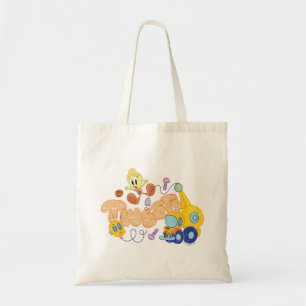 Bolso De Tela BUGS BUNNY BUILDERS™  Arte esquemático de TWEETY™