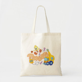 Bolso De Tela BUGS BUNNY BUILDERS™| Arte esquemático de TWEETY™