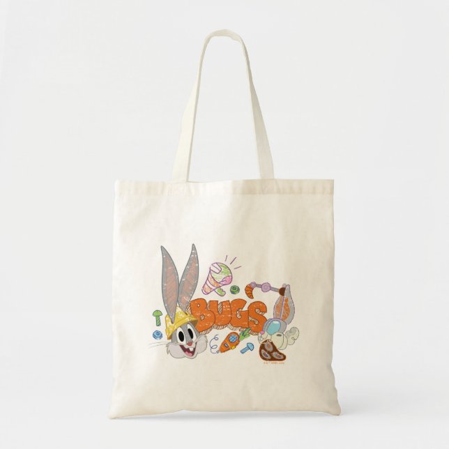Bolso De Tela BUGS BUNNY BUILDERS™| BUGS BUNNY™ Sketch Art (Frente)