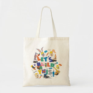 Bolso De Tela BUGS BUNNY BUILDERS™  Collage "Construyamos esto"