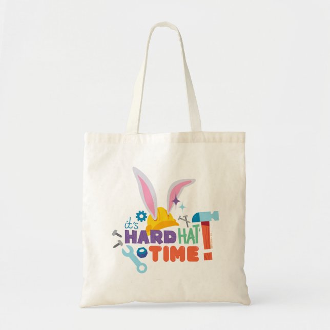 Bolso De Tela BUGS BUNNY BUILDERS™| Es tiempo de Gorra duro (Frente)