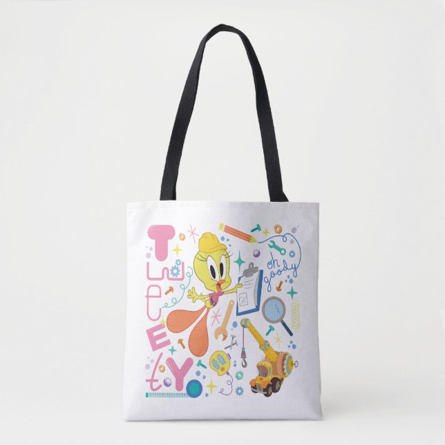 Bolso De Tela BUGS BUNNY BUILDERS™| Herramientas de trabajo TWEE (Anverso)