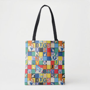 Bolso De Tela BUGS BUNNY™ Colorful Name y Face Checker