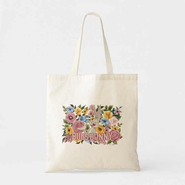 Bolso De Tela BUGS BUNNY™ Floral Embroidery Graphic (Frente)