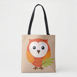 Bolso De Tela Búho