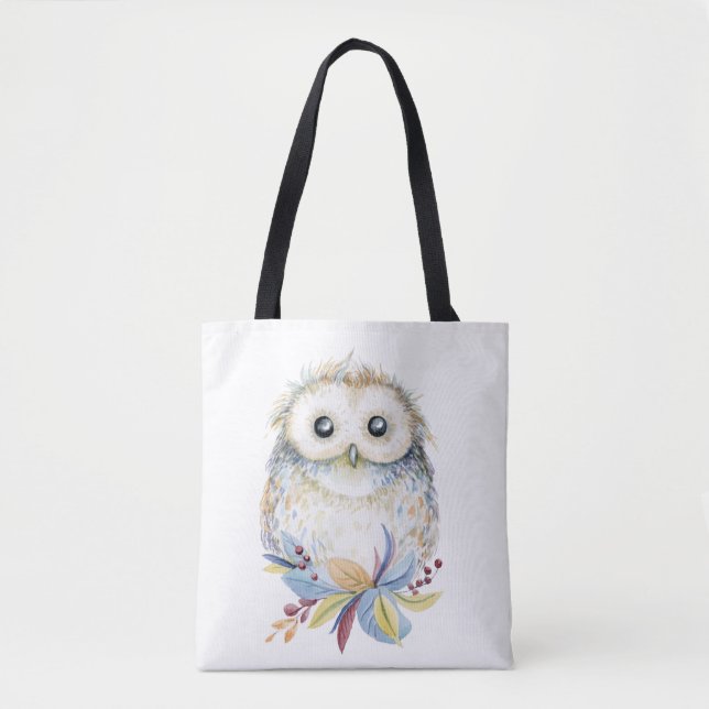 Bolso De Tela Búho (Anverso)