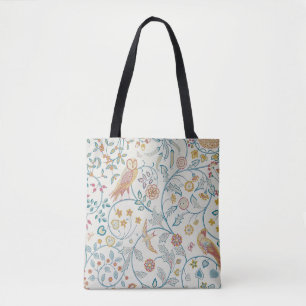 Bolso De Tela Búho botánico y bayas