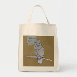 Bolso De Tela Búho cómico
