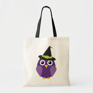Bolso De Tela Búho con Gorra Halloween Bag