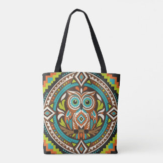 Bolso De Tela Búho de Arte Popular