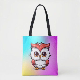 Bolso De Tela Búho de dibujos animados de estilo Kawaii hermoso
