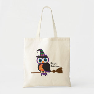Bolso De Tela Búho de la bruja