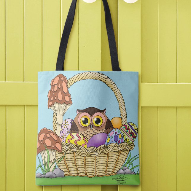 Bolso De Tela Búho de Semana Santa (Subido por el creador)