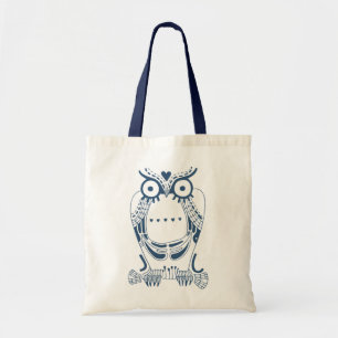 Bolso De Tela Búho estilizado